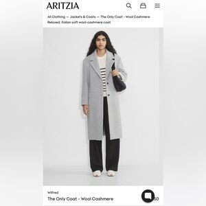 Wool/Cashmere Trench Coat